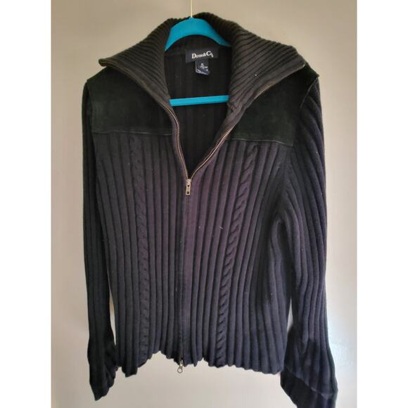 Denim & Co Black sweater 1X - Picture 1 of 6